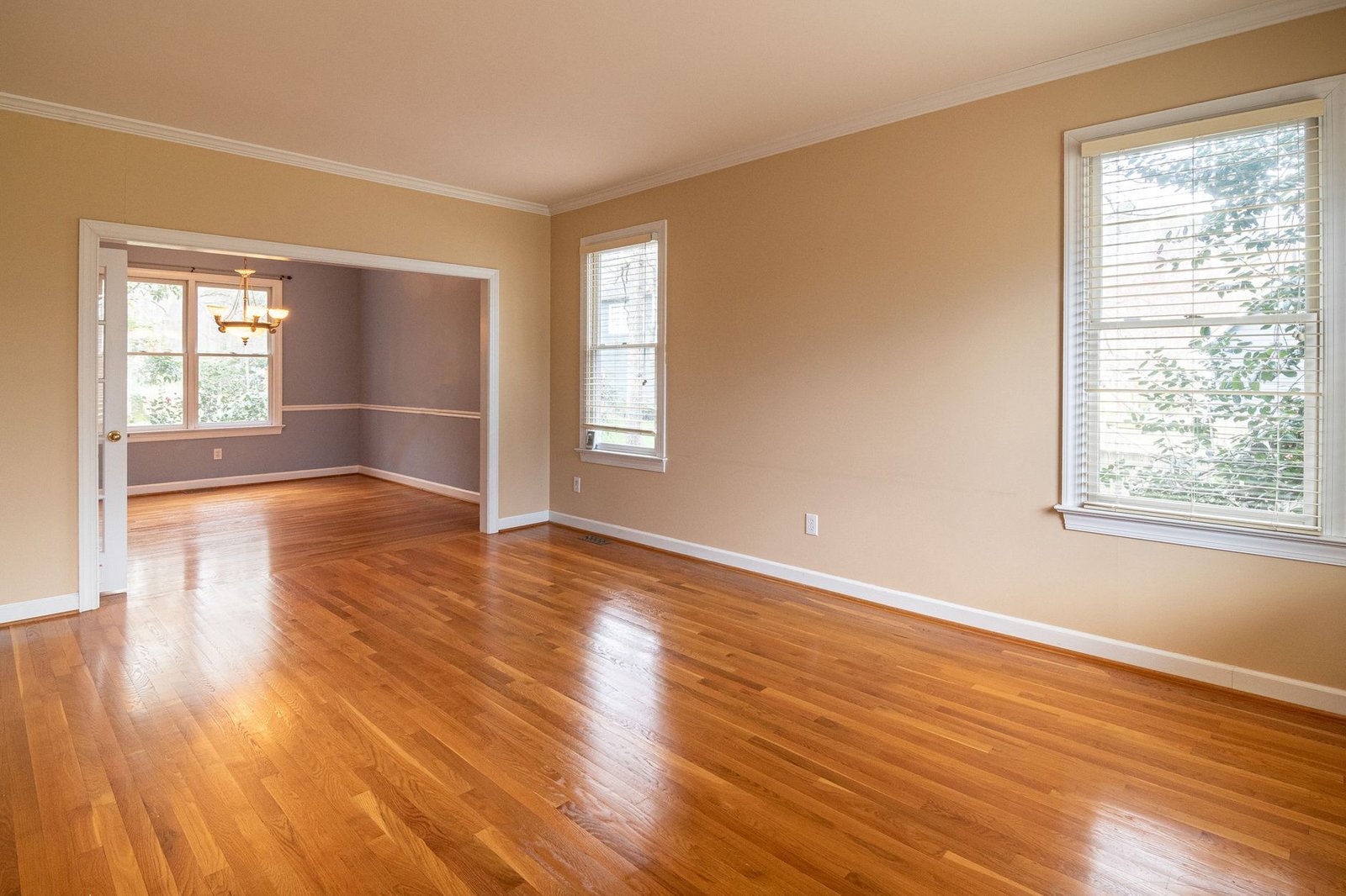 Bright, open interior room